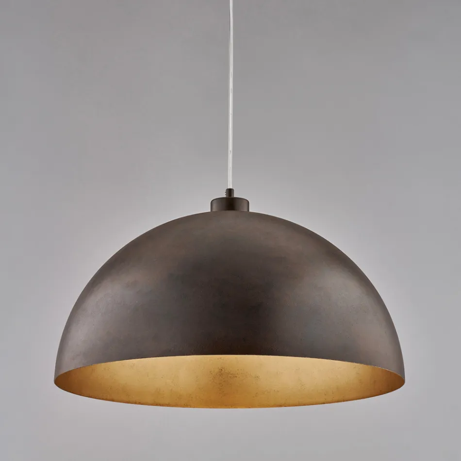 Elegant Glass and Metal Lamp Made in Italy for Refined Interiors - Deneb Viadurini