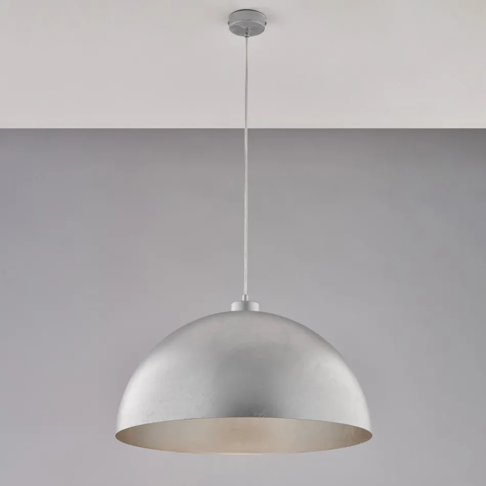 Elegant Glass and Metal Lamp Made in Italy for Refined Interiors - Deneb Viadurini