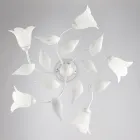 Elegant glass and metal lamp Made in Italy for refined interiors – Sirio Viadurini