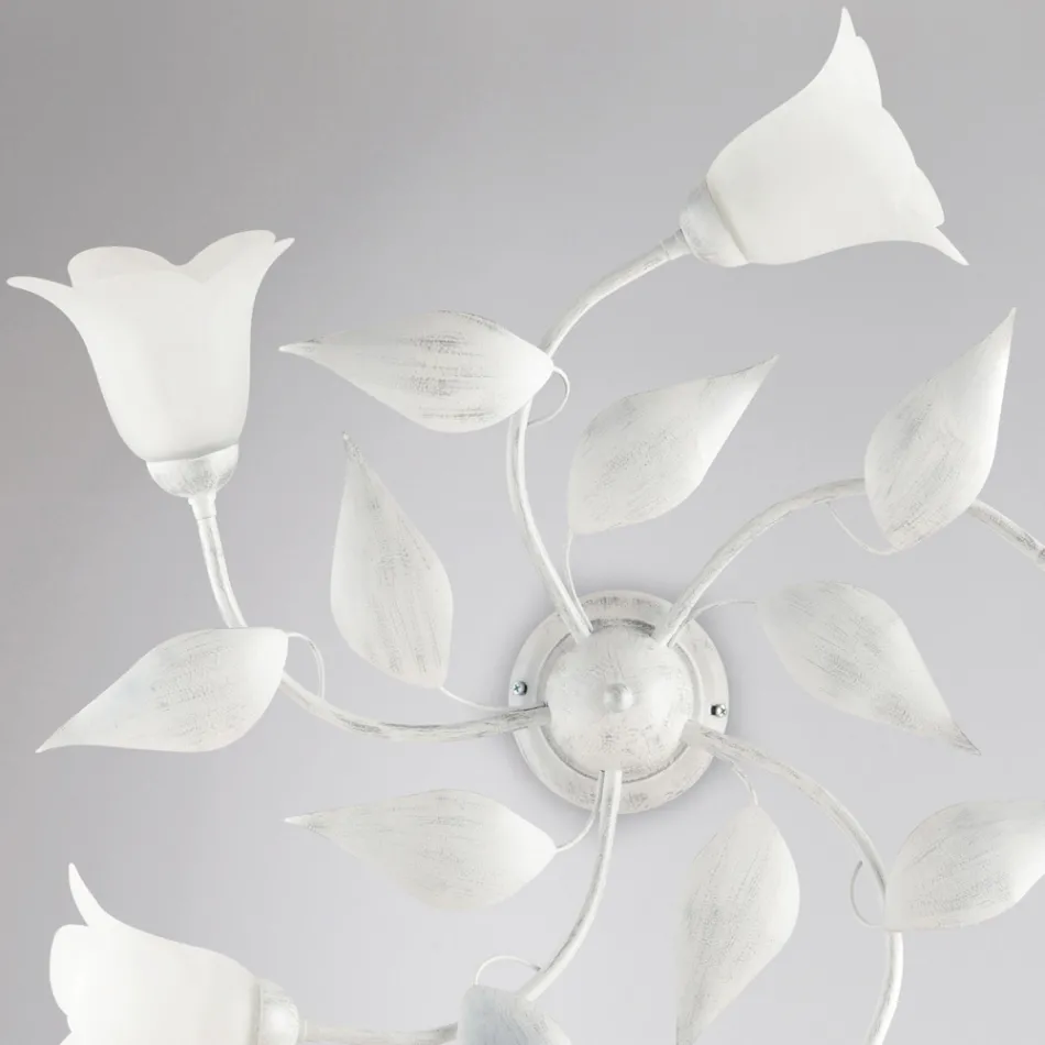 Elegant glass and metal lamp Made in Italy for refined interiors – Sirio Viadurini