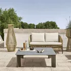 Garden Lamp in Aluminium and Fibre Made in Italy - Cricket by Varaschin Viadurini