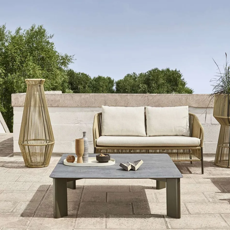 Garden Lamp in Aluminium and Fibre Made in Italy - Cricket by Varaschin Viadurini