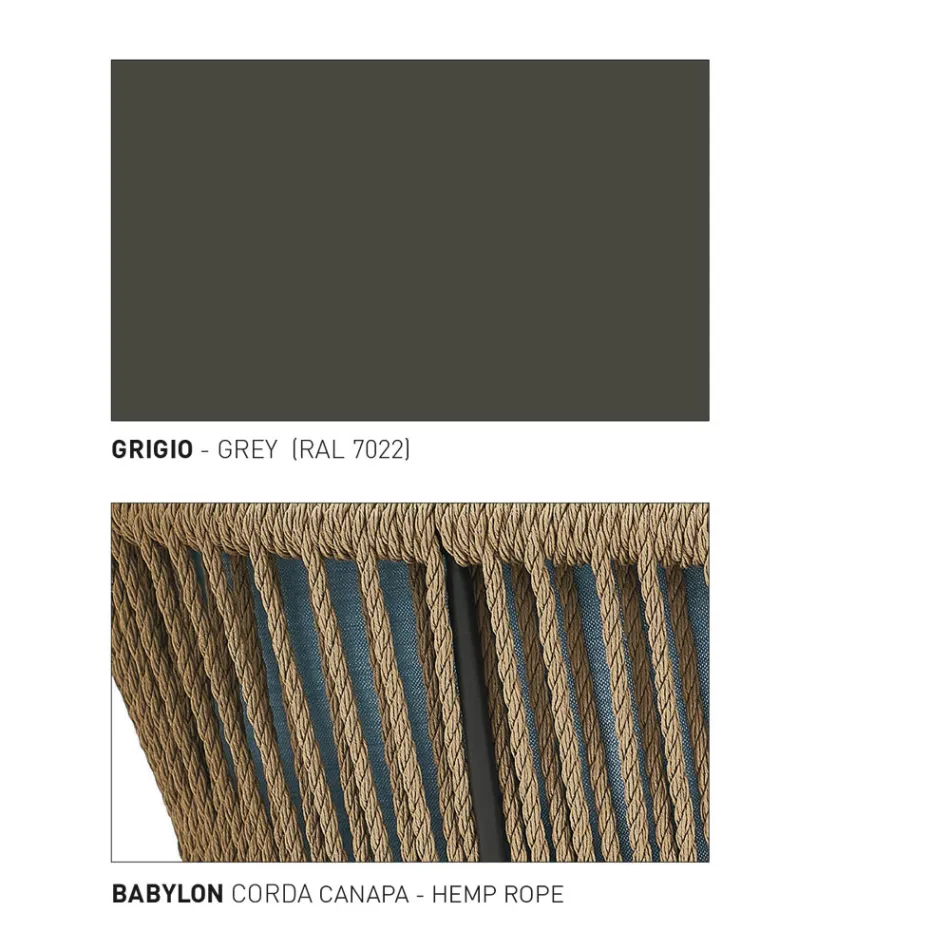 Garden Lamp in Aluminium and Fibre Made in Italy - Cricket by Varaschin Viadurini