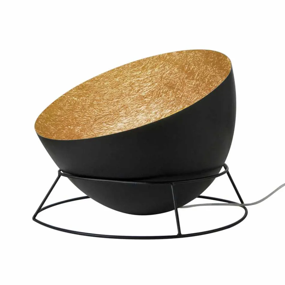 In-es.artdesign H2o F colored steel and nebulite floor lamp Viadurini