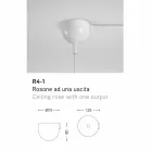 The ceramic lamp Shines Aldo Bernardi, with rosette 1 output. Viadurini