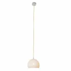 Suspended lamp in cotton and viscose In-es.artdesign Modern texture Viadurini