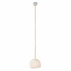 Suspended lamp in cotton and viscose In-es.artdesign Modern texture Viadurini