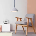 In-es.artdesign Pop 1 modern suspension lamp in laprene Viadurini