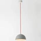 In-es.artdesign Pop 1 modern suspension lamp in laprene Viadurini