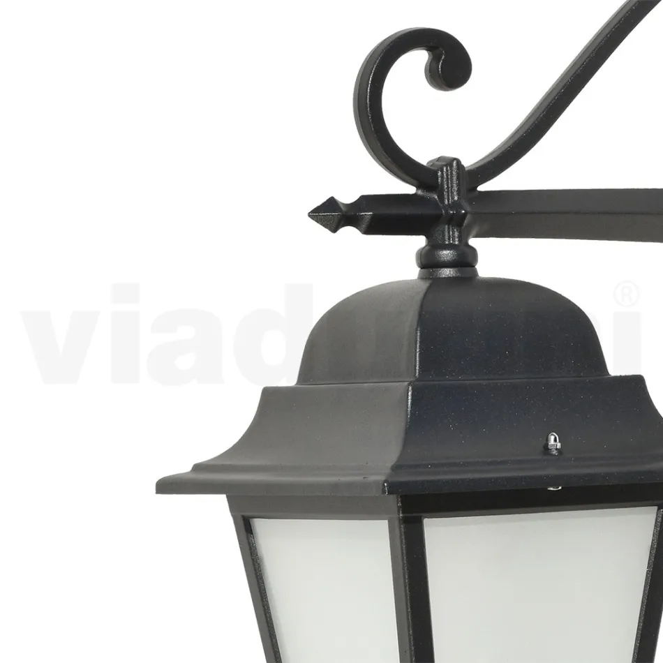 Glass Lamp with Die-Cast Aluminium Structure Made in Italy - Scintilla Viadurini