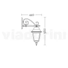 Glass Lamp with Die-Cast Aluminium Structure Made in Italy - Scintilla Viadurini