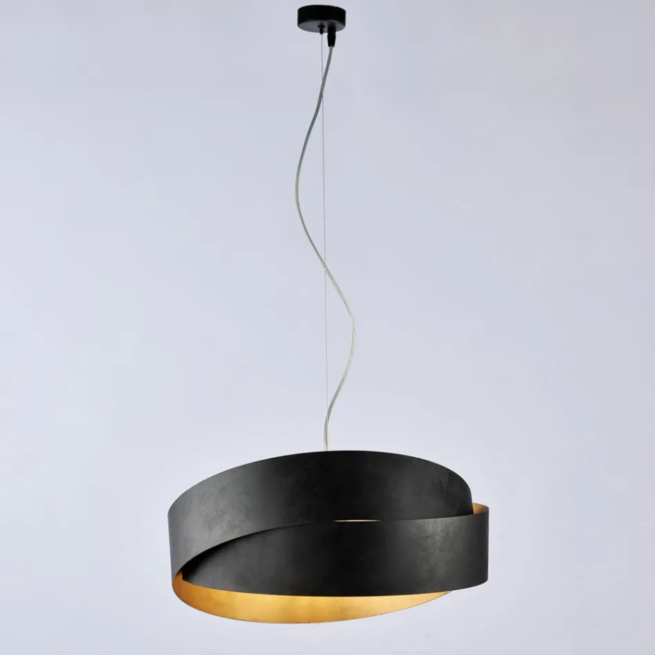 Glass and metal lamp ideal for decorating with style – Nebula Viadurini