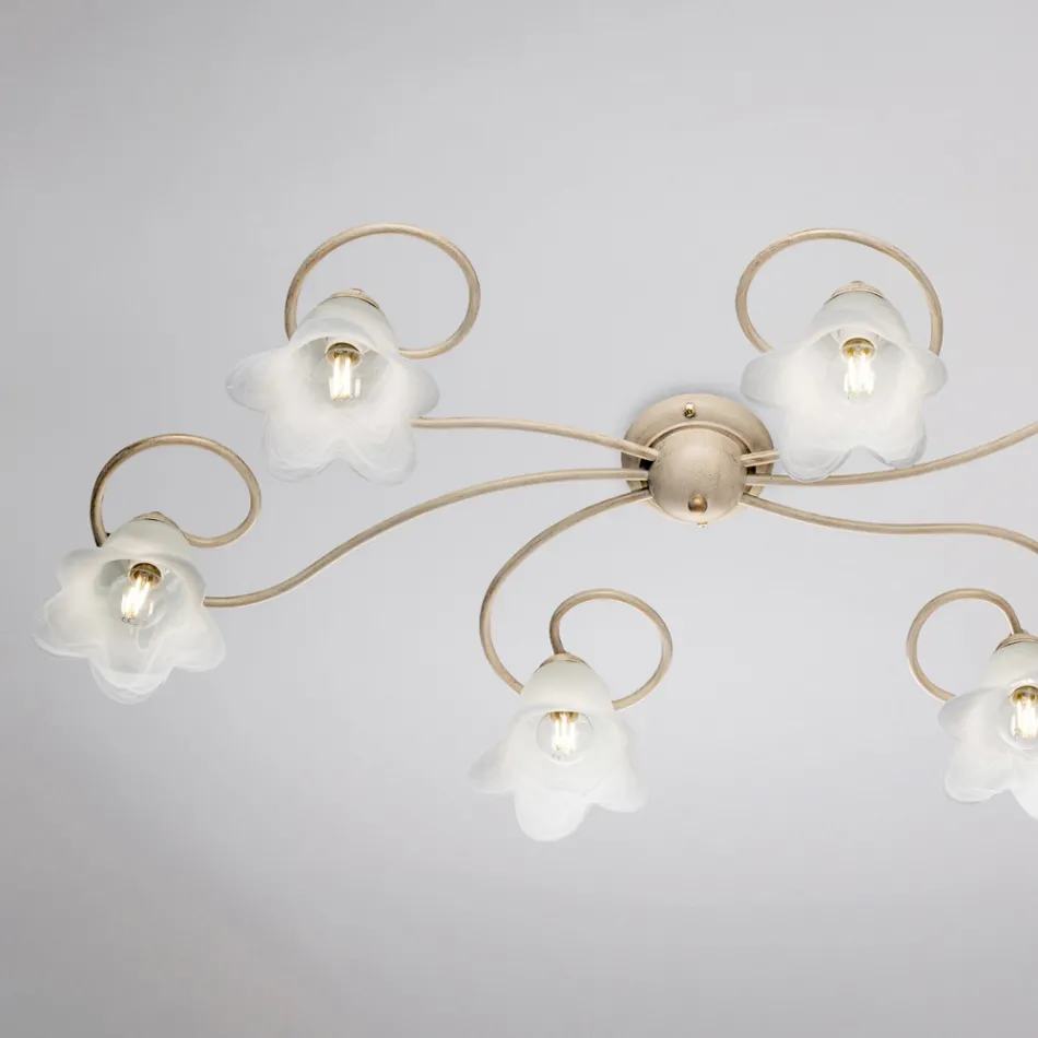 Made in Italy, glass and metal lamp for refined interiors – Cometa Viadurini