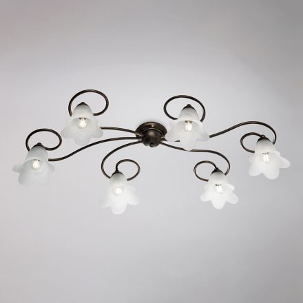 Made in Italy, glass and metal lamp for refined interiors – Cometa Viadurini