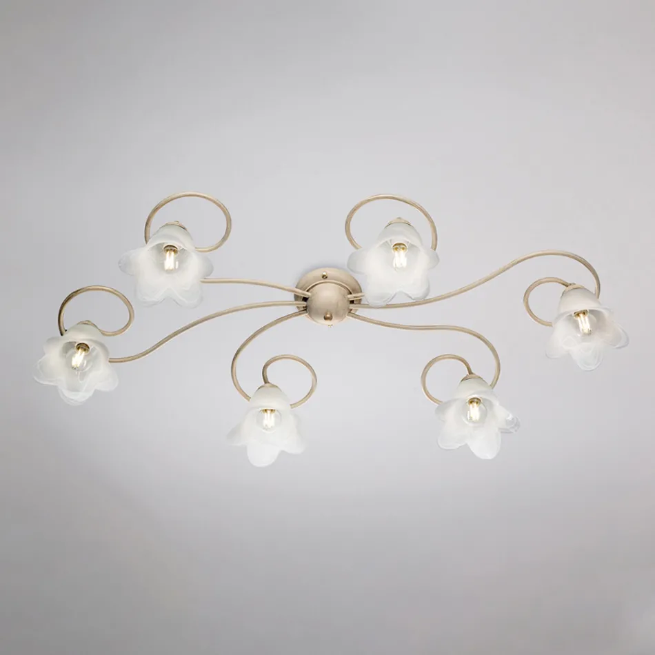 Made in Italy, glass and metal lamp for refined interiors – Cometa Viadurini