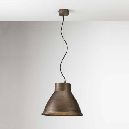 Industrial lamp in iron suspension Loft Media Il Fanale Viadurini