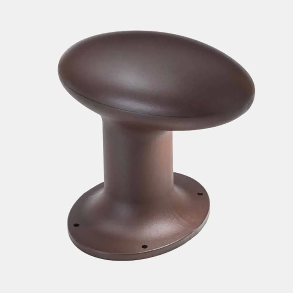 Led Garden Lamp in Grey or Brown Cast Iron Design - Bitta by Il Fanale Viadurini