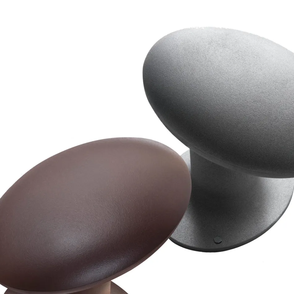 Design Led Garden Lamp in Grey or Brown Cast Iron - Bitta by Il Fanale Viadurini