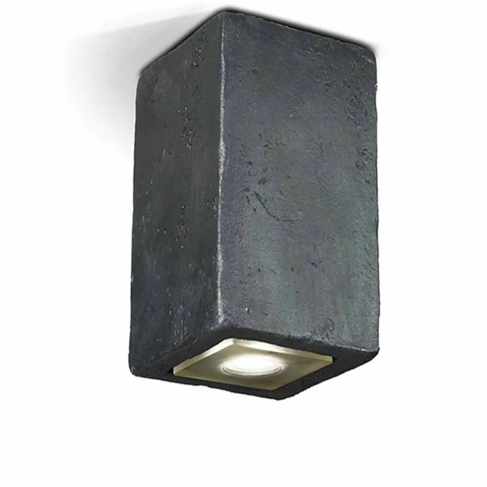 Outdoor terracotta LED ceiling lamp, Smith - Toscot Viadurini