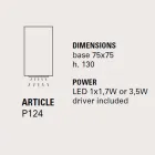 Outdoor terracotta LED ceiling lamp, Smith - Toscot Viadurini