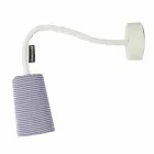 Modern wall lamp In-es.artdesign Paint A Stripe nebulite and wool Viadurini