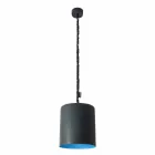 Modern suspension lamp In-es.artdesign Bin Lavagna in resin Viadurini
