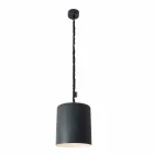 Modern suspension lamp In-es.artdesign Bin Lavagna in resin Viadurini