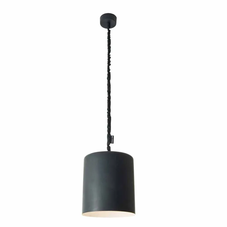 Modern suspension lamp In-es.artdesign Bin Lavagna in resin Viadurini