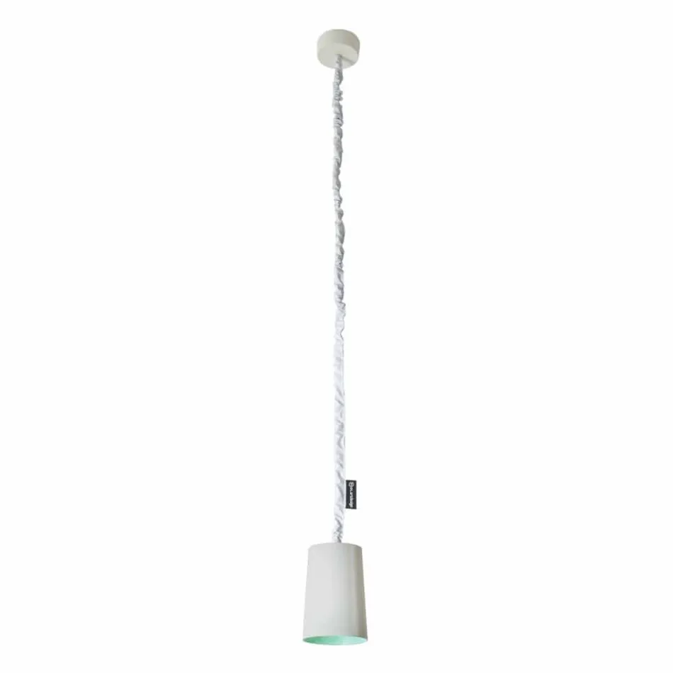 Modern suspension lamp In-es.artdesign Paint Painted concrete Viadurini