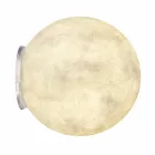 Modern wall lamp In-es.artdesign A. Moon in nebulite Viadurini