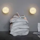 Modern wall lamp In-es.artdesign A. Moon in nebulite Viadurini