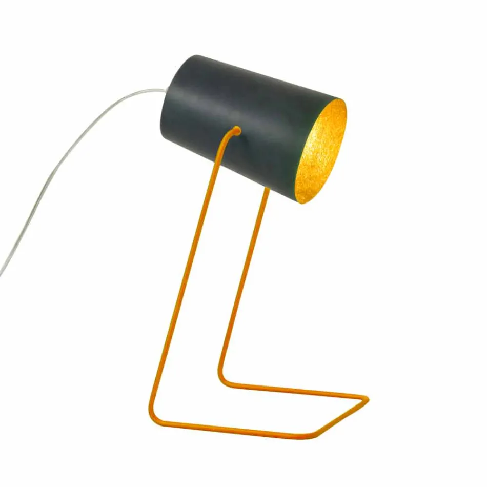 In-es.artdesign Paint T modern table lamp with blackboard effect Viadurini