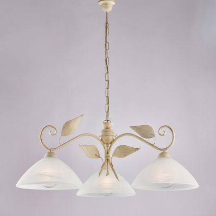 Modern Glass and Metal Lamp Made in Italy Ideal for Any Room - Carina Viadurini