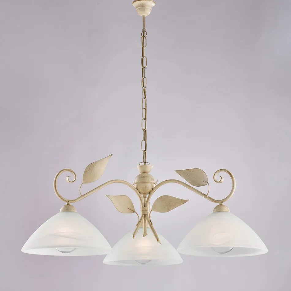 Modern Glass and Metal Lamp Made in Italy Ideal for Any Room - Carina Viadurini