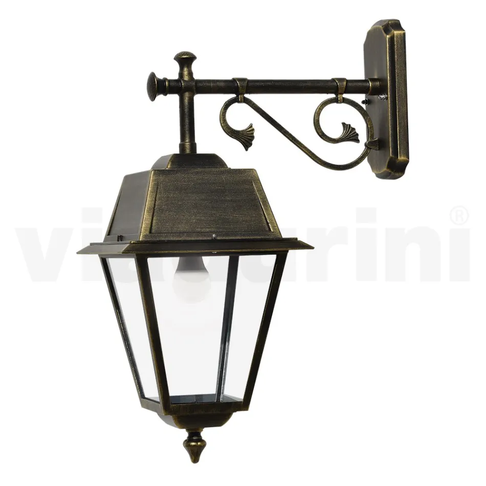 Vintage Style Outdoor Wall Lamp in Aluminium Made in Italy - Doroty Viadurini