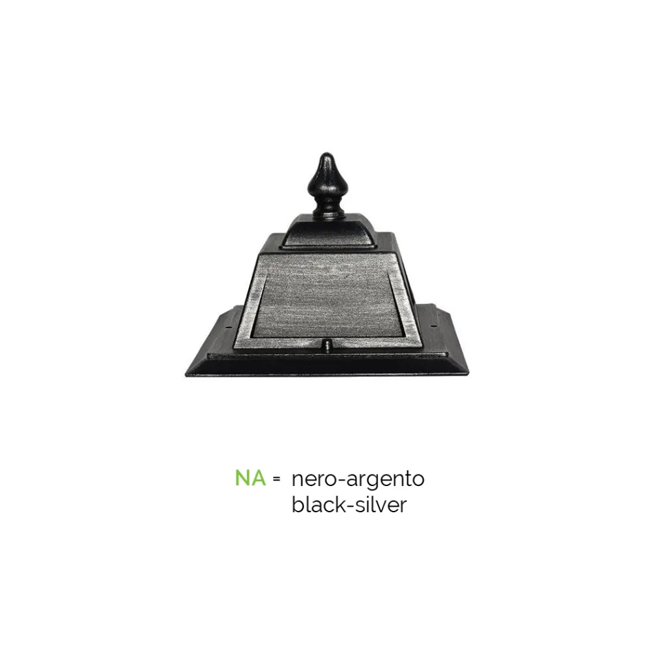 Vintage Style Outdoor Wall Lamp in Aluminium Made in Italy - Doroty Viadurini