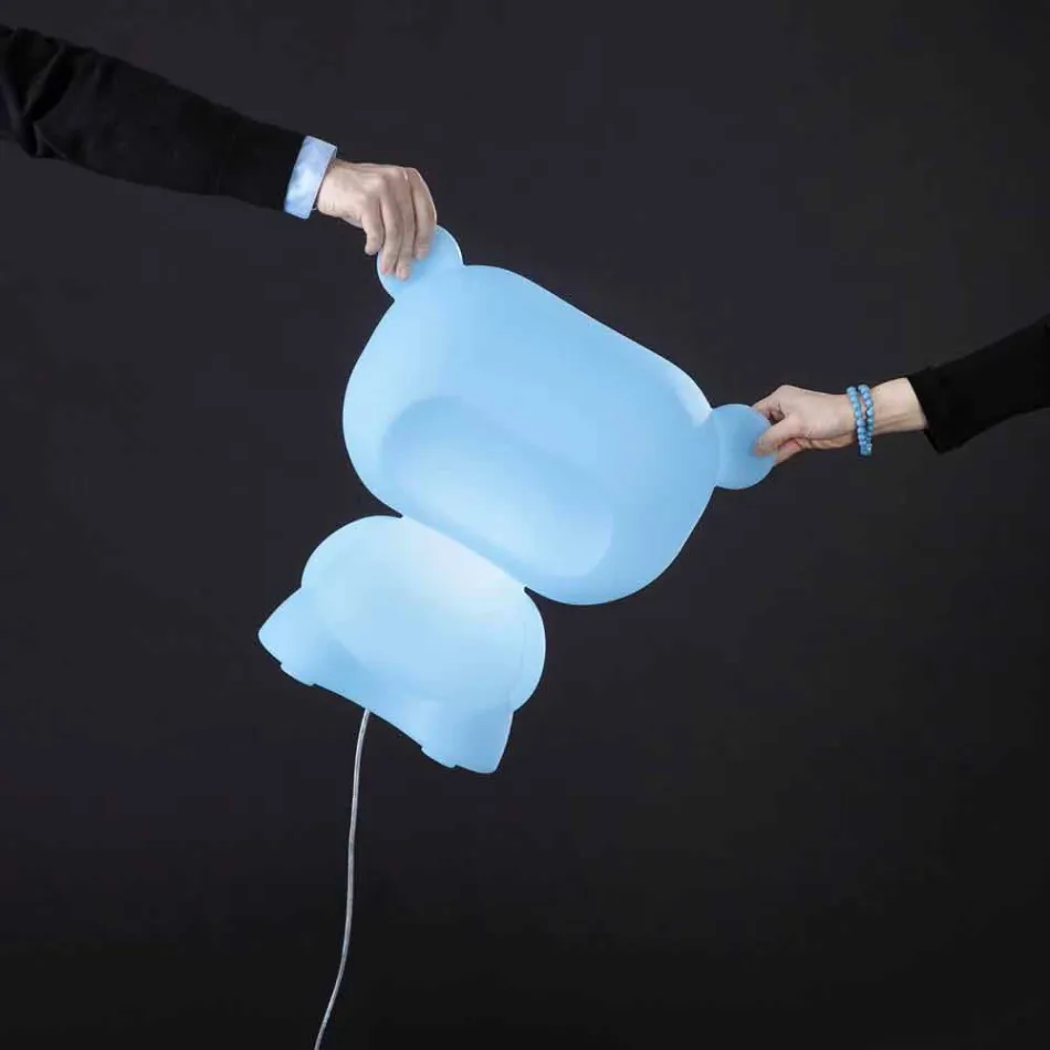 Slide Pure colored table lamp bear made in Italy Viadurini