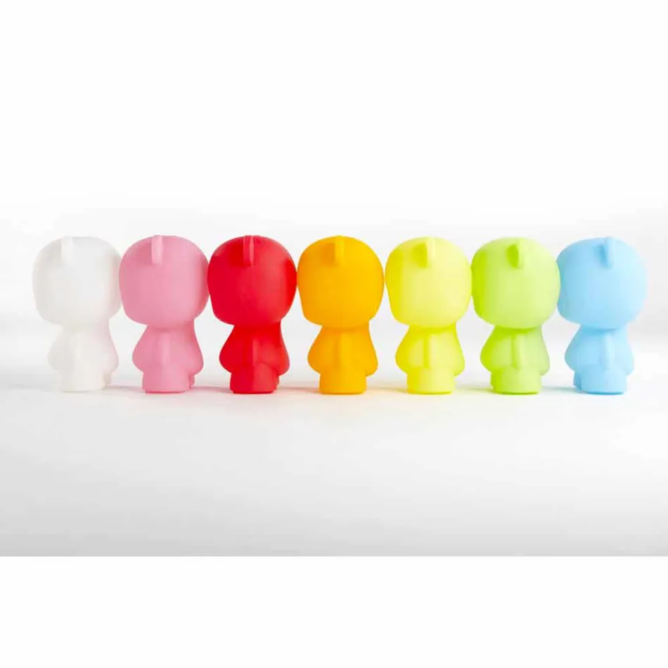 Slide Pure colored table lamp bear made in Italy Viadurini