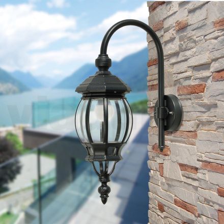 Vintage Style Outdoor Wall Lamp in Aluminium Made in Italy - Empire Viadurini