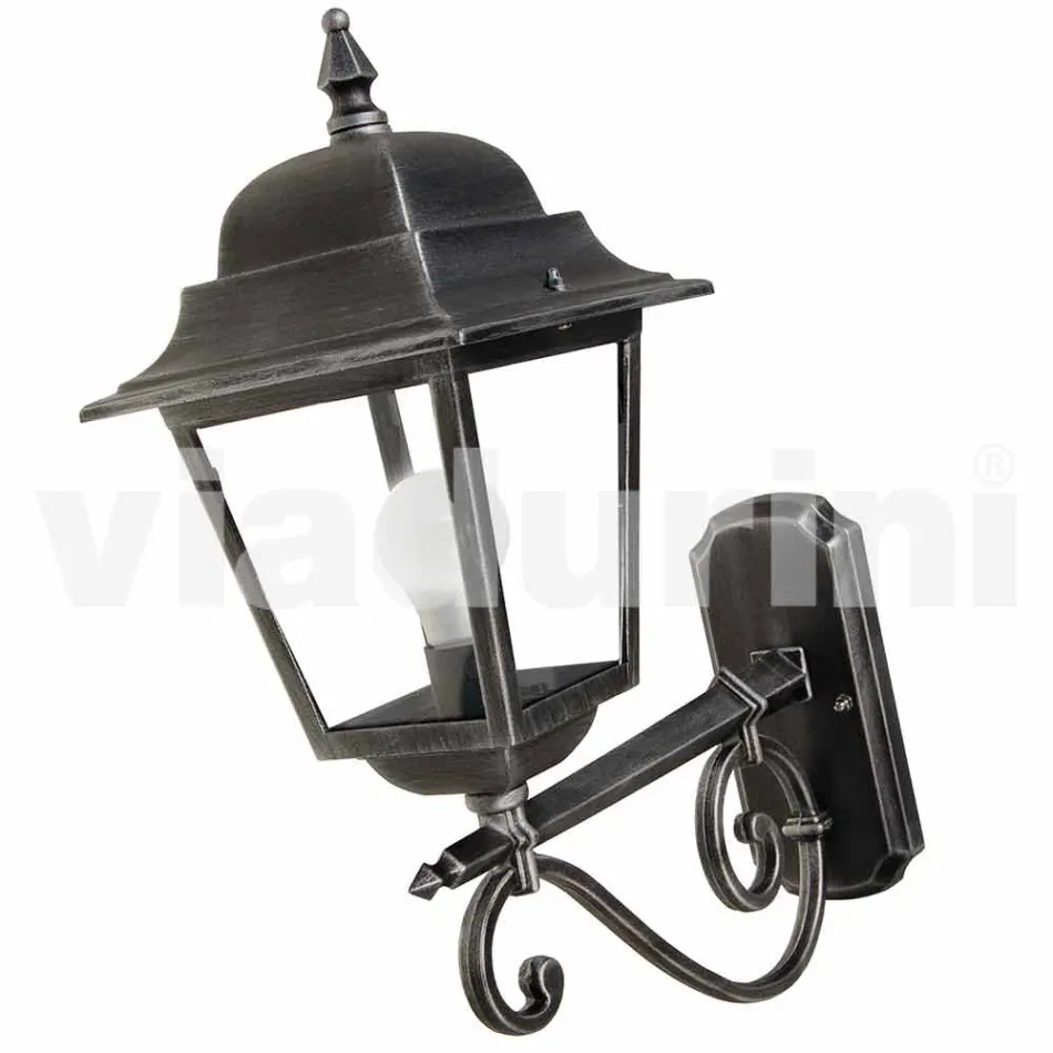 Outdoor wall lamp in aluminium made in Italy, Aquilina Viadurini