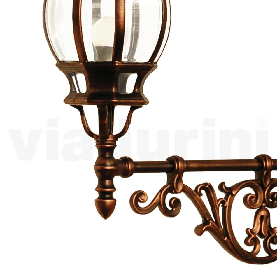 Outdoor Wall Lamp in Aluminium Made in Italy - Leona Viadurini