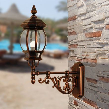 Outdoor Wall Lamp in Aluminium Made in Italy - Leona Viadurini