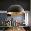 Italian rustic style pendant light Galileo Ø80 cm Il Fanale