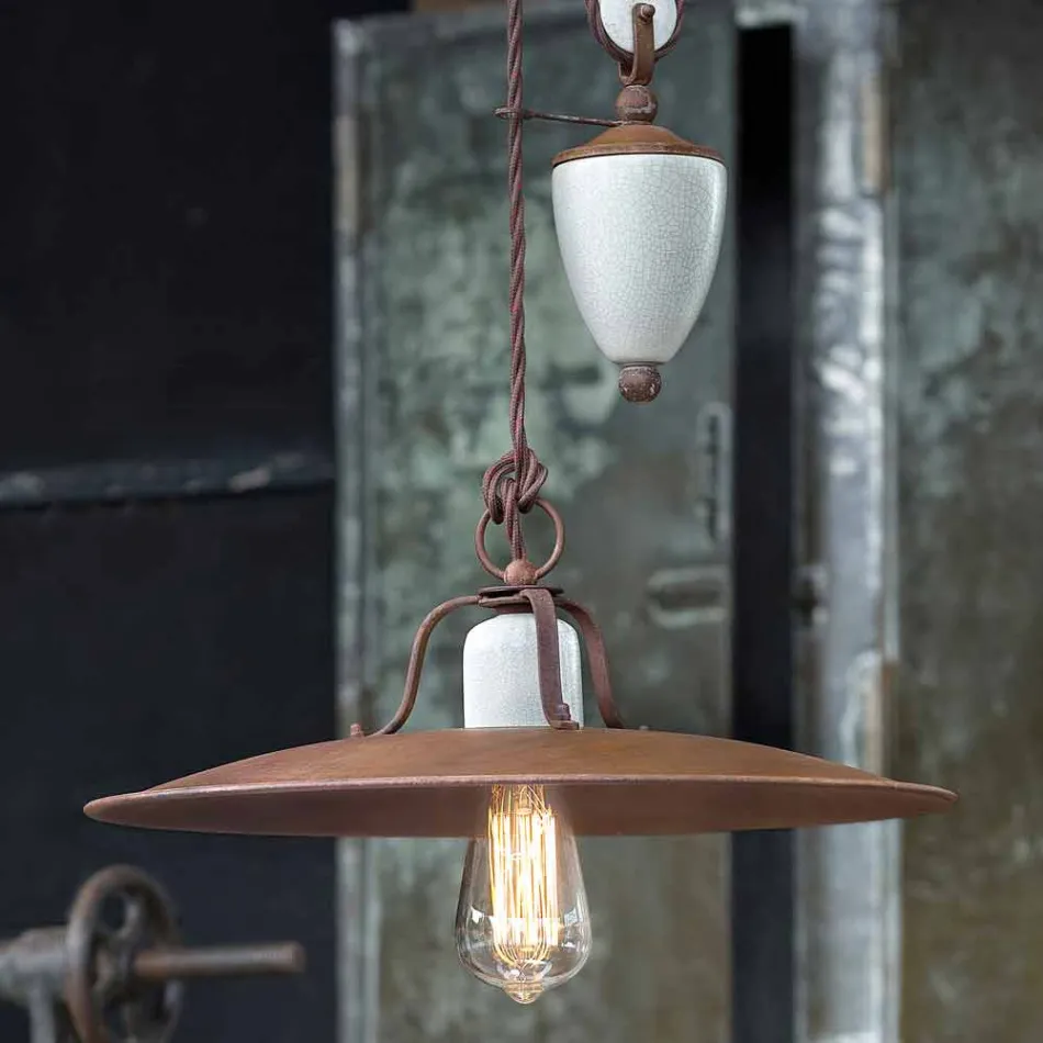 craft and down lamp ceramic and metal Kristen Ferroluce Viadurini