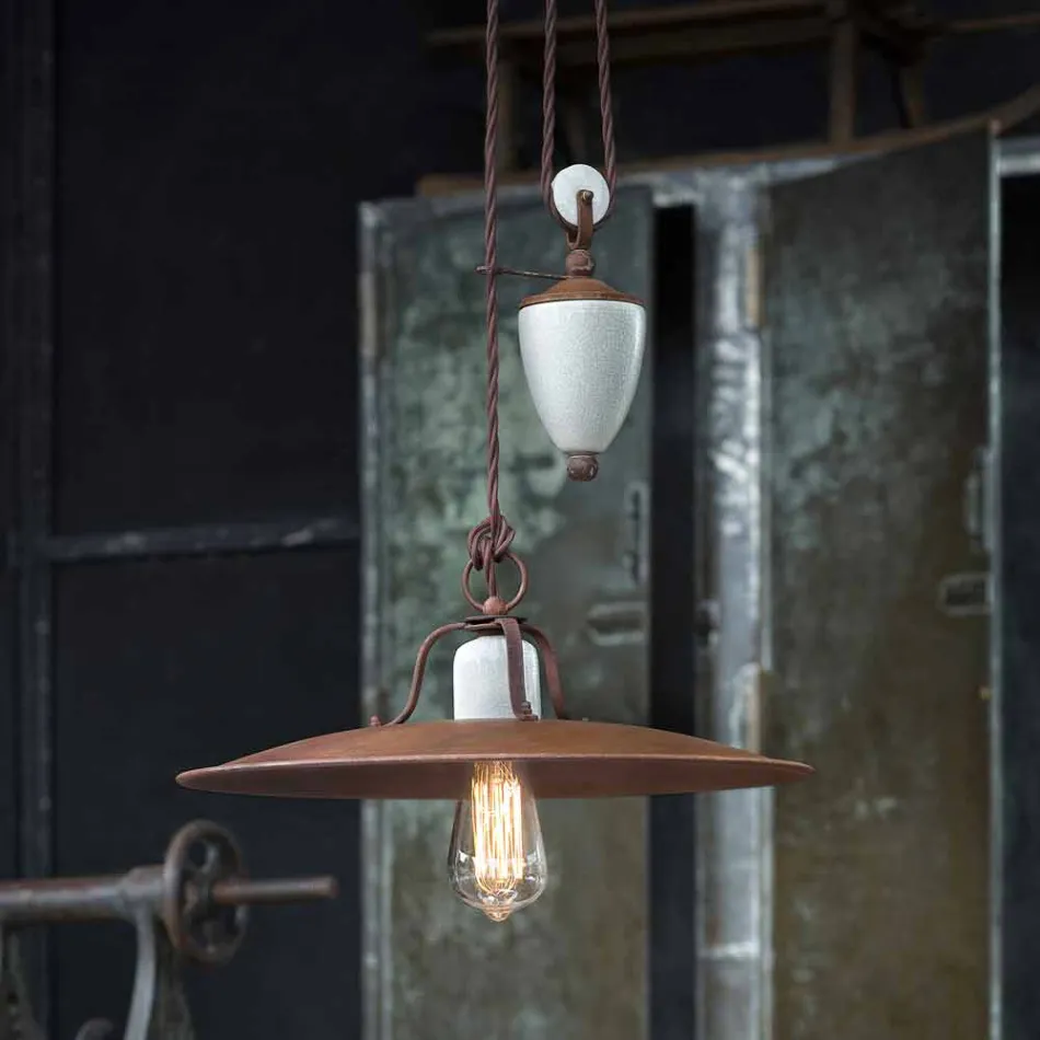 craft and down lamp ceramic and metal Kristen Ferroluce Viadurini