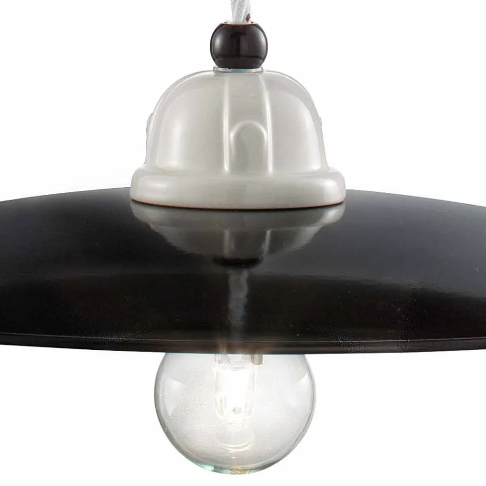 Lamp and down handmade ceramics Melissa Ferroluce Viadurini