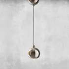Modern Hanging Lamp in Ceramic Made in Italy - Lustrini L5 Aldo Berrnardi Viadurini