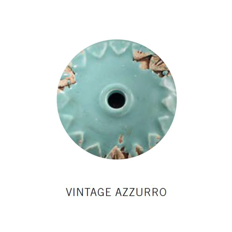 Artisan and Industrial Ceramic and Iron Suspension Lamp - Industrial Viadurini