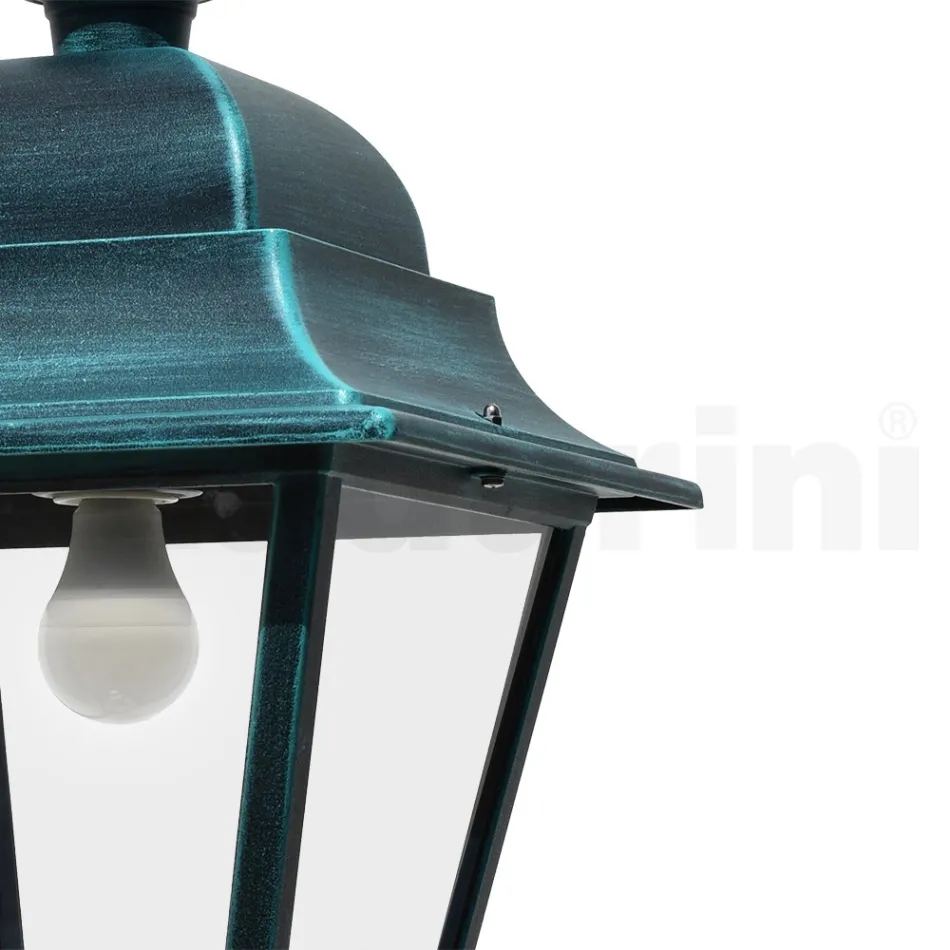 Outdoor Suspension Lamp in Aluminium and Glass Made in Italy - Bonaria Viadurini