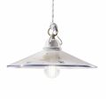 Suspension Lamp in Hand Painted Ceramic and Iron 3 Sizes - Asti